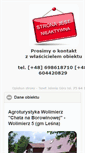 Mobile Screenshot of chatanaborowinowej.wswieradowie.pl