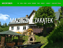 Tablet Screenshot of magicznyzakatek.wswieradowie.pl